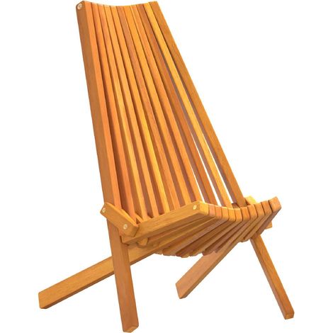 Chaise 2 lot de 2 Chaises d'extérieur Marron 69 x 56 x 84 cm Bois d'Acacia Massif (1/5)