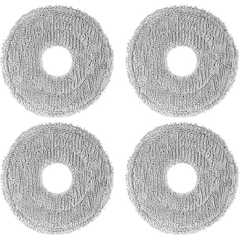 DREAME Lot de 4 tampons de balai à franges compatibles avec X40 Ultra/L10s Ultra/L10s Plus/L10s Pro Gen 2/L40 Ultra/L30 Ultra/X30 Ultra/L20 Ultra/L40 Ultra/L10s Ultra Gen2/X40 Master (1/5)