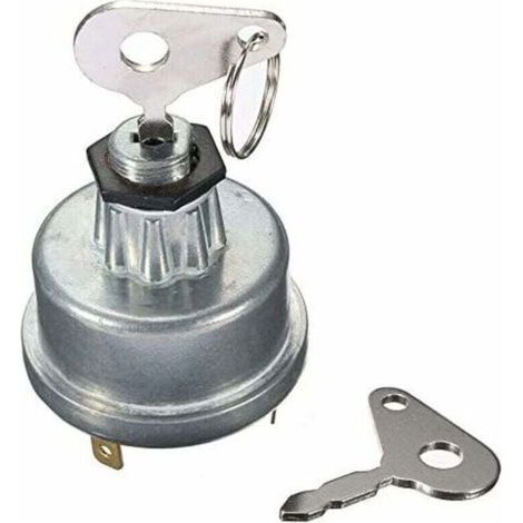 Contacteur d'allumage universel pour tracteur, compatible avec MASSEY FERGUSON, JCB et AS LUCAS, modèle 35670, pièce de rechange pour démarrage tracteur agricole et engin de chantier (1/4)