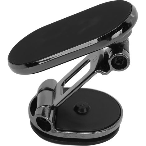 Support magnétique pour téléphone de voiture, fixation magnétique, rotation à 360°, support universel pour tableau de bord de véhicule, noir (1/5)