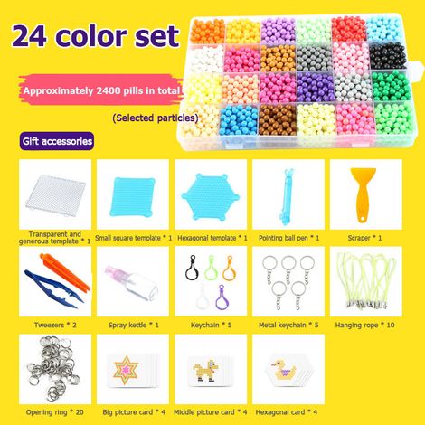 Perles magiques à brume d'eau : Kit de puzzle créatif à faire soi-même pour garçons et filles - Activité manuelle éducative et amusante (1/5)