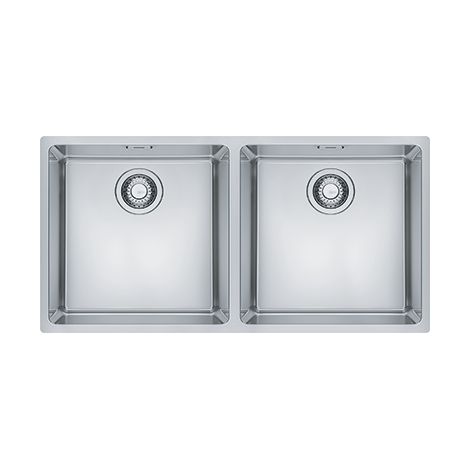 Franke MRX 220-40-40 Lavello da Incasso 2 Vasche Dimensioni 86 x 43,6 cm Colore Inox (1/2)