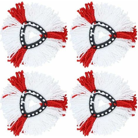 Pack Mop Head Mop Replacement 2 in 1 Microfiber Mop, Mop Mop Head Floor Cleaning for vileda Turbo