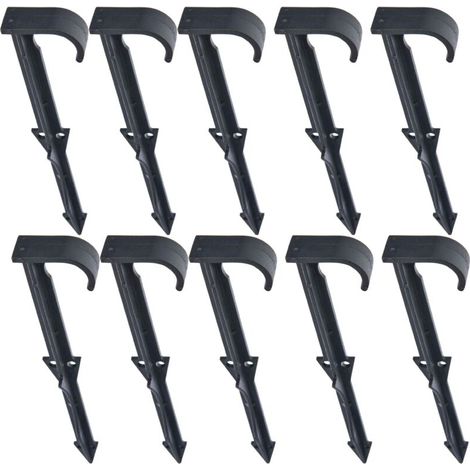 10 Stück gerader Wasseranschluss für Garten-Tropfbewässerung, 16 mm PE-Wasserrohranschlüsse, gerader Wasseranschluss, für Gartenarbeit, Gewächshäuser und Landwirtschaft (gerade Anschlüsse)