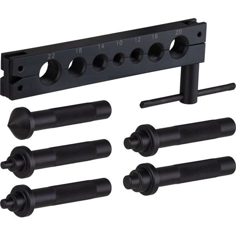 Coffret d'outils à battre les collets D10 à 22 mm NOYON ET THIEBAULT en Acier Carbone haute résistance, Diamètres 10-12-14-16-18-20-22 mm (1/5)