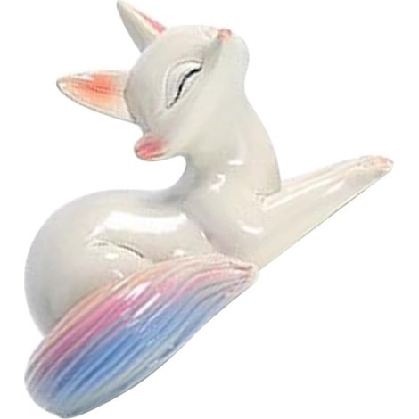 Renard Changement De Couleur Compacte en R sine D coration (1/5)
