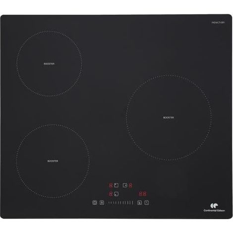 Continental Edison CETI3B3T2 Induktionskochplatte schwarz 59 cm