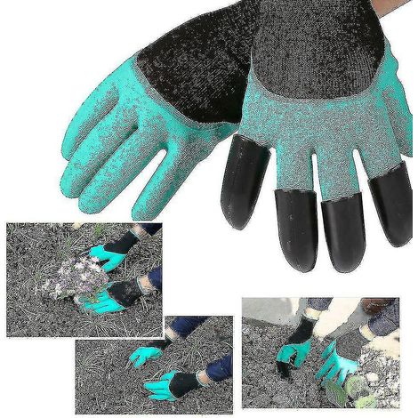 Gartenwerkzeuge, Grab-, Pflanz- und Schneidewerkzeuge, Rasenpflege, Garden Genie 4/8 Krallenhandschuhe