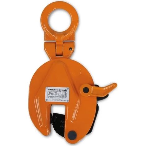 Robur 8135 Pince à soulever les tôles avec anneau articulé - 0.75 T / 0-15 mm