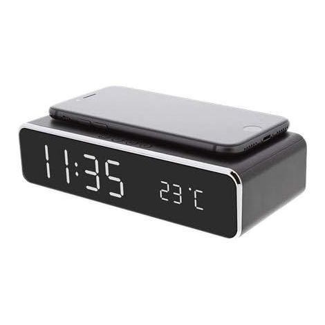 RéVeil de Charge sans Fil, Port Chargement USB, Horloge avec