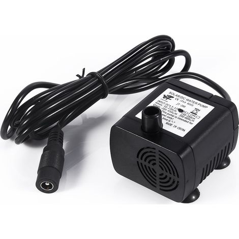 DC12V Mini Pompe à Eau Submersible Solaire pour l'étang de Fontaine d'aquarium Poisson Fontaine, Pompes à l'eau, Pompes de Piscine (1/5)