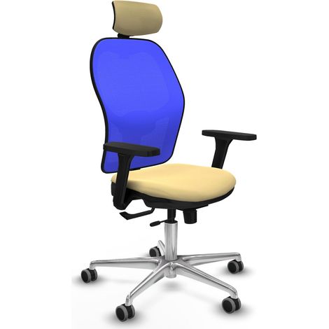 Silla de oficina piqueras y crespo Jorquera negro brazos ajustables (1/2)