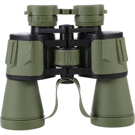 Jumelles professionnelles 20×50 pour adultes, jumelles longue portée finition verte