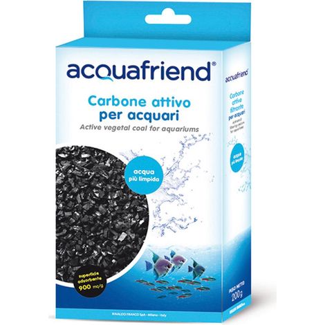 Carbone superattivo vegetale con potere superassorbente per acquari confezione da 200 g