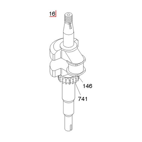 BRIGGS & STRATTON Rasenmäher Antriebswelle 790277