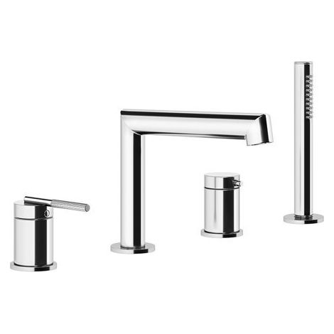 Gessi Ingranaggio Mitigeur monocommande 4 trous pour baignoire,