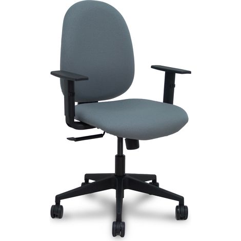 Silla Horche sincro bali gris brazos regulables base piramidal ruedas nailon 65mm (1/5)