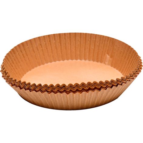 Bandeja de papel redondo para freidora de aire foodies mp, ø16 x 4,5 cm, 50 uds