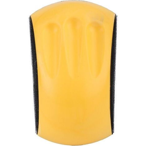 Handschleifpad zum Einhängen, PU-Schaumstoff-Trägerplatte für die Restaurierung von Holzmöbeln, ergonomisches Design reduziert die Ermüdung bei längerem Gebrauch (6 Zoll)