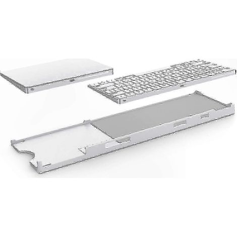 Support réglable 2025 pour Magic Trackpad 2/3 et Magic Keyboard 2/3, support de bureau avec bracket personnalisable, maintien ajustable et stable. (1/4)