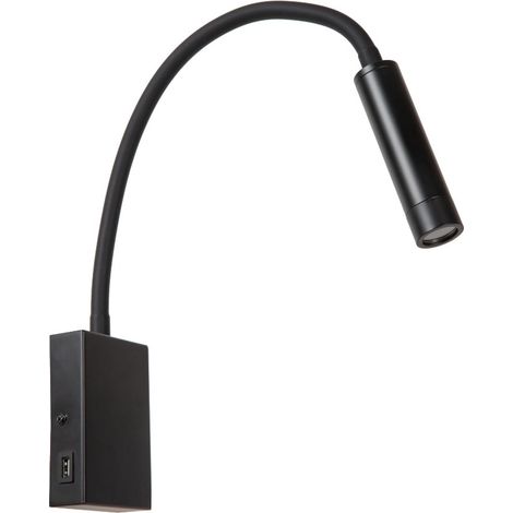 Applique lettura nera ALEC Lucide G9 LED 3W 2700K 260lm (1/3)