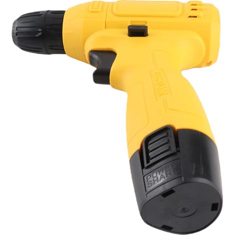 Perceuse-visseuse sans fil 12V, mandrin 3/8", conception ergonomique, éclairage LED, batterie et chargeur inclus, prise US, pour bricolage professionnel et travaux domestiques (1/5)
