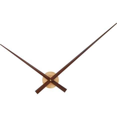 Grande Horloge Murale Aiguilles Géantes en Aluminium Design Minimaliste Moderne 85 cm - PANGIVO