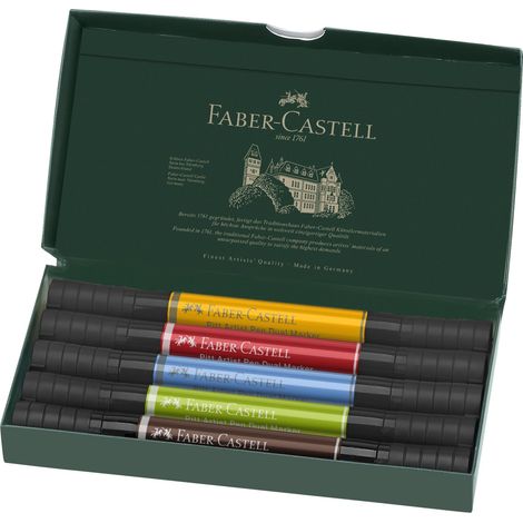 ROTUL.FABER C.PITT DUAL MARKER CAJ.5