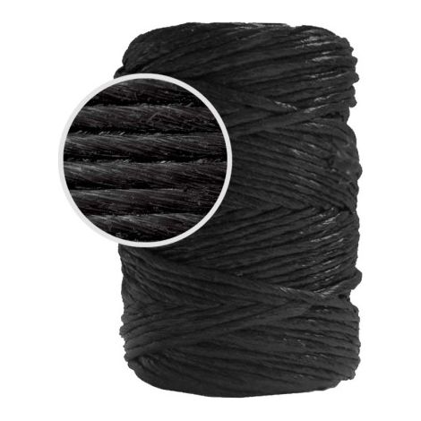 Bobina de rafia negra - 100m (1/4)
