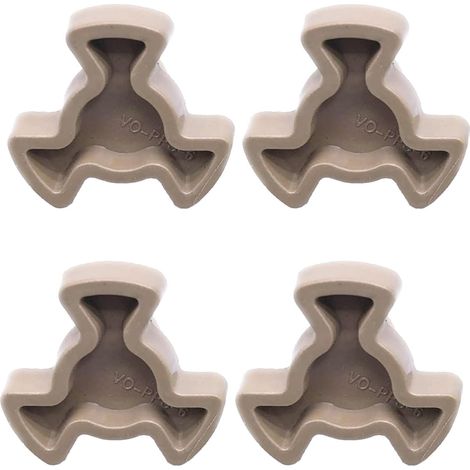 4 Pieces Micro-Ondes Plaque Tournante Coupleur, Arbre du Four à Micro-Ondes, Support de Plateau d'arbre pour Micro-Ondes Plaque Tournante, Accouplement Pièces de Rechange de Micro-Ondes (1/5)