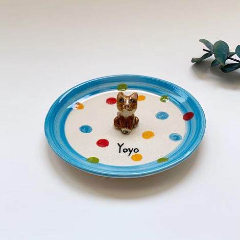 New Ceramic Ring Tray with Ceramic Pet Ring Tray Jewelry Organizer, Model M