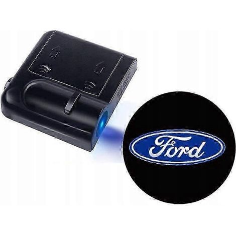 Lot de deux lampes de bienvenue LED 3D sans fil avec logo Ford (1/5)