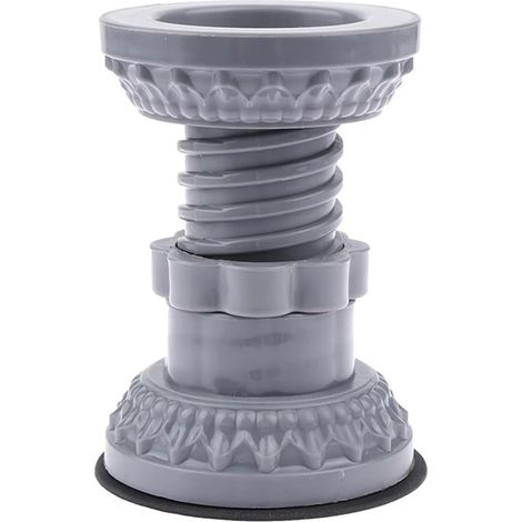 Antivibranti per lavatrici, regolabili in altezza. Posizione base lavatrice/frigorifero: 4,8 cm. Diametro: 10,5 cm. (1/5)