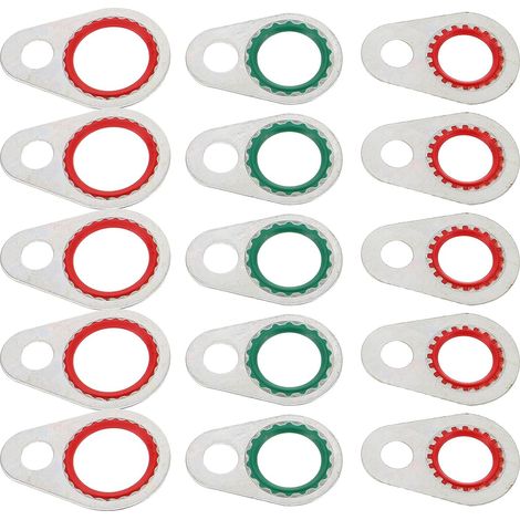Rondelle de Soupape de Compresseur D'air 30pcs Alliage Plastique Joints de Soupape de Compresseur D'air, Plaques de Soupapes pour Compresseur D'air, Fête (1/5)