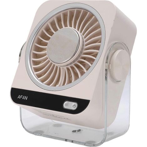 Ventilateur bureau USB portable mini 199 vitesses réglables silencieux affichage LED batterie 3600 mAh maison bureau voyages (1/5)