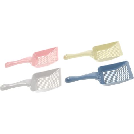 4 pelles litière chat creuses, nettoyage rapide, durables
