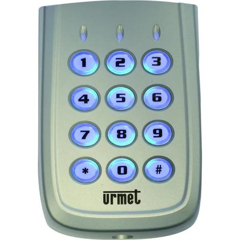Urmet Tastiera compatta controllo accessi nera durevole