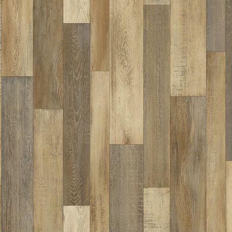 Décoweb – Sol vinyle imitation parquet naturel nuancé – Échantillon 15 x 20 cm – Épaisseur 2,8 mm – Résistance au glissement R10