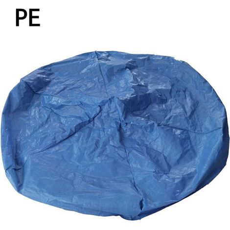 Trampoline de protection solaire 8 pieds, housse de remplacement anti-UV, auvent résistant aux intempéries pour cadre rond, couverture de sécurité avec fixation robuste. (1/5)