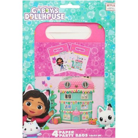 Sacchetti regalo di carta "Gabi's Cat House" (4 pezzi). (1/4)