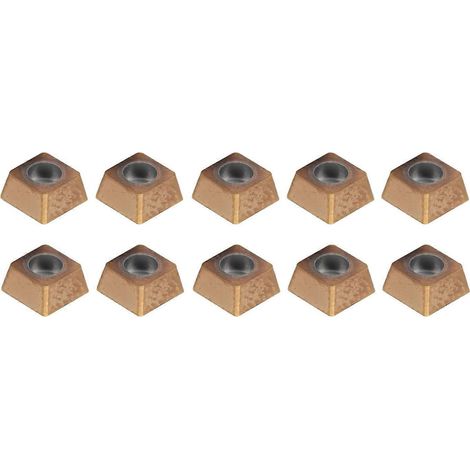 10-teiliges Set Wendeschneidplatten aus Hartmetall für Dreh- und Fräsmaschinen, CNC-Werkzeugset SPMT040204HD