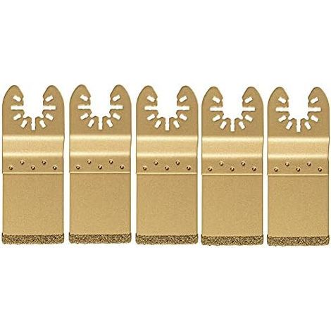 5-Piece Universal Oscillating Diamond Saw Blade Set for Multi-Tool Adjustment and Cutting - (1/5)