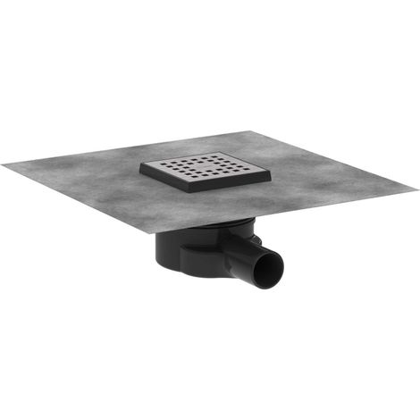 Hansgrohe RainDrain Point - Bonde de sol, 10x10 cm, inox brossé 56246800