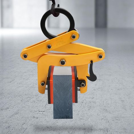 320kg Universal Hebekrallen Brettsteinhalterung Industrie Vertikale Platte Hebeklemme Hebeklemme zum Heben und Transportieren Gelb