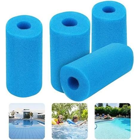Filtre en mousse pour spa et jacuzzi - 4Pcs - Éponge filtrante Type A - Réutilisable et lavable (1/4)