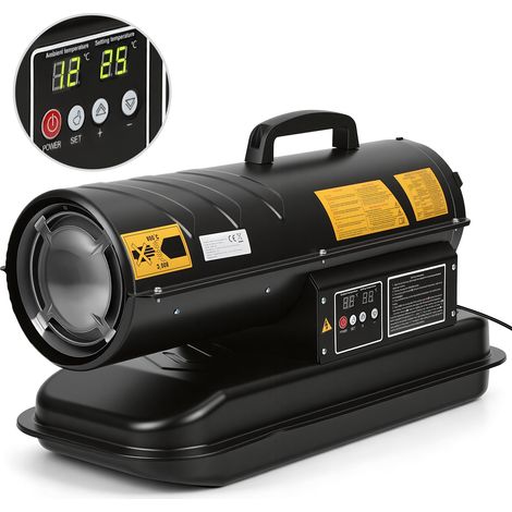 Jiubiaz Canon à chaleur de 20 kW, soufflerie de chauffage au fioul, chauffage de chantier diesel,réservoir de 22 L (1/5)