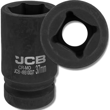 JCB Tiefschlag-Steckschlüssel 1" 37 mm 6-Kant Cr-Mo