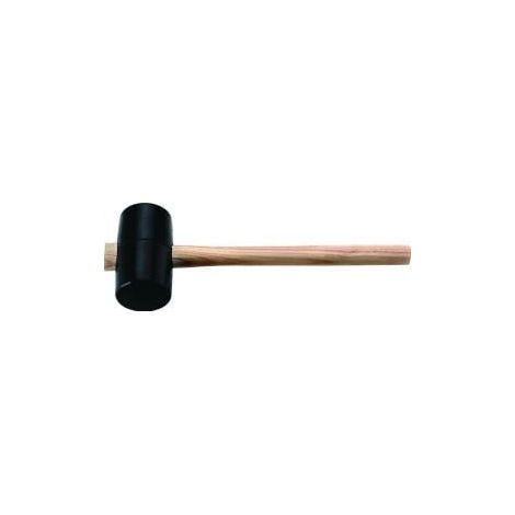 Marteau en caoutchouc Tête-D.90mm Tête-L.139mm noir ES 90 Shore A surface plane TECWERK (1/2)