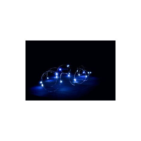 CATENA LUMINOSA A BATTERIA 100 GOCCE LED BIA FRED - 24 pezzi