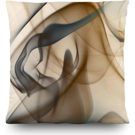 Coussin fumée noire - 45 cm x 45 cm (1/5)